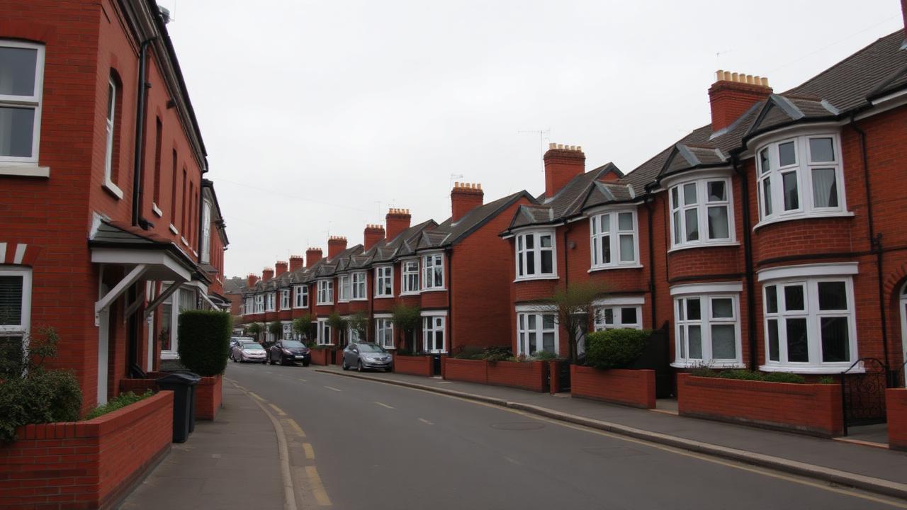Leicester residential street, JBRC Ltd electrician coverage area