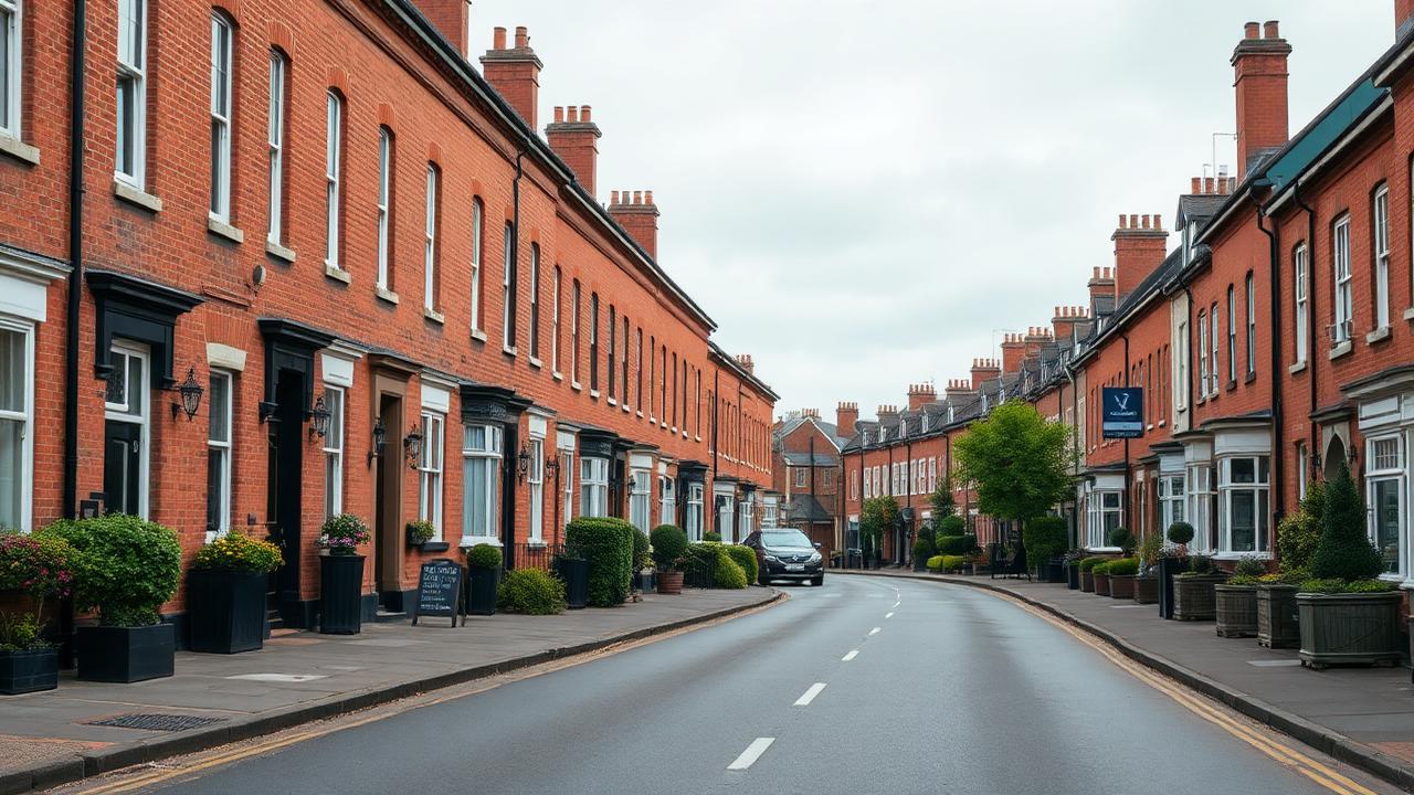 Newark-on-Trent residential street, JBRC Ltd electrician coverage area